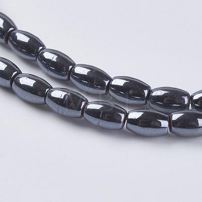 Non-Magnetic Synthetic Hematite Beads G-H1082-1-1