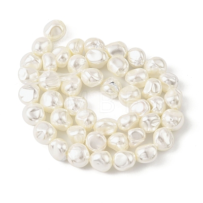 Electroplated Shell Pearl Beads Strands BSHE-M036-02A-1