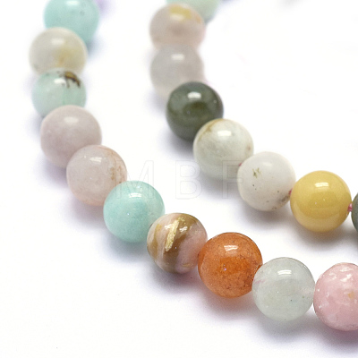 Natural Mixed Stone Beads Strands G-K224-05-6mm-1