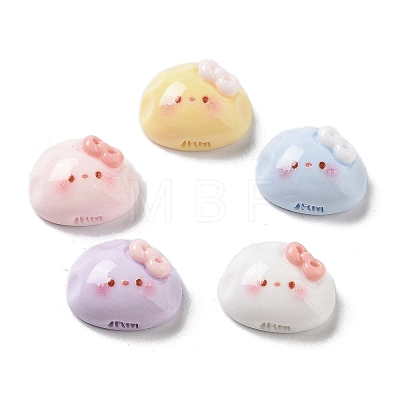 Opaque Resin Decoden Cabochons RESI-K035-04-1