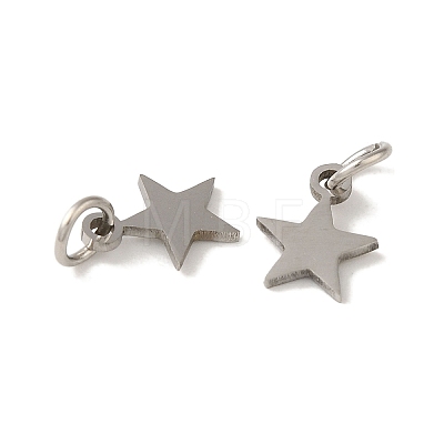 Non-Tarnish 201 Stainless Steel Charms STAS-E217-25B-P-1