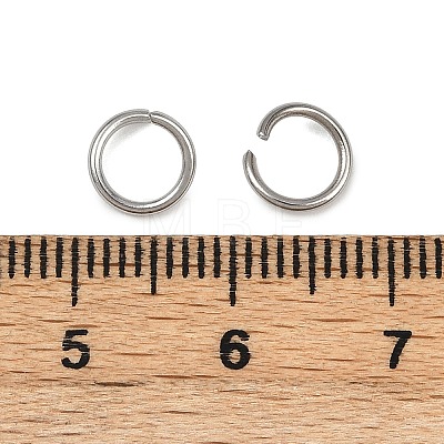 304 Stainless Steel Open Jump Rings STAS-P392-01P-1