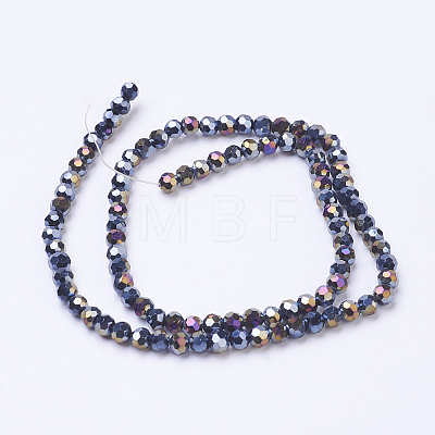 Electroplate Glass Beads Strands LS-EGLA-J042-4mm-AB01-1