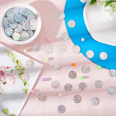 100G PVC Paillette/Sequin Pendants PVC-CY0001-09A-1
