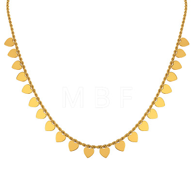 304 Stainless Steel Mini Multiple Charm Necklaces for Women WGEADAB-01-1
