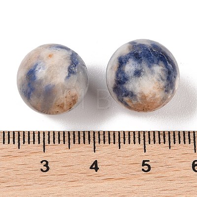 Natural Sodalite No Hole Sphere Beads G-K353-04C-08-1