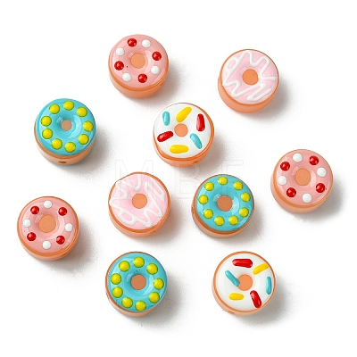 10Pcs Handmade Lampwork Beads LAMP-YW0001-31-1