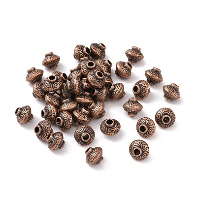 Tibetan Style Alloy Spacer Beads LS-RLF1152Y-NF-1