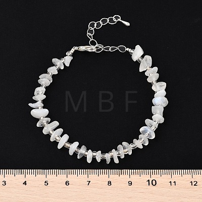 Natural Moonstone Beads Bracelets for Women BJEW-H623-02S-07-1