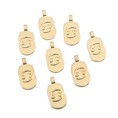 Brass Pendants KK-O140-20G-10-1