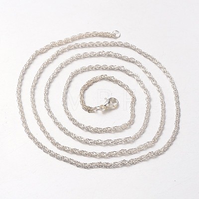 Iron Rope Chain Necklace Making MAK-J004-23S-1