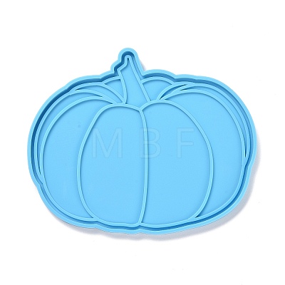 DIY Pumpkin-shaped Silicone Coaster Molds DIY-D060-39-1