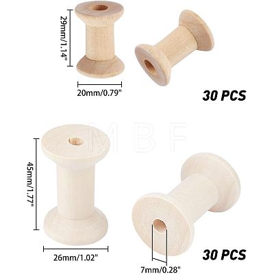  Wooden Empty Spools for Wire WOOD-NB0001-69-LF-1