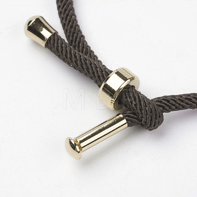 Cotton Twisted Cord Bracelet Making MAK-L012-06-1