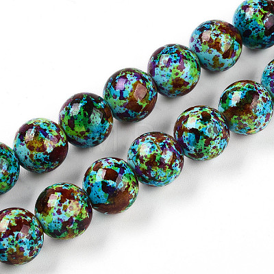 Synthetic Turquoise Beads Strands TURQ-T004-08A-04-1