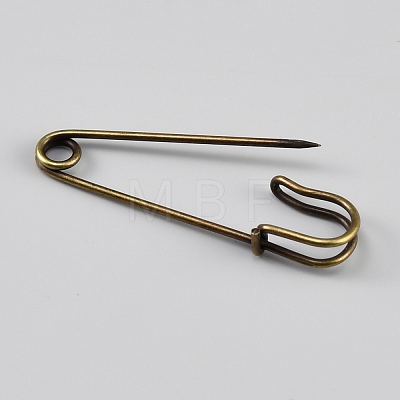 Zinc Alloy Big Safety Pins FIND-WH0365-259G-AB-1