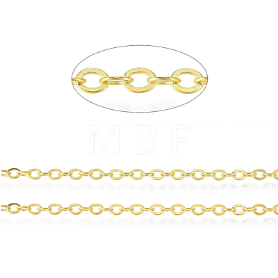Brass Cable Chains CHC-S009-002G-NF-1