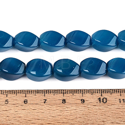 Dyed & Heated Natural Agate Beads Strands G-N359-14A-02-1