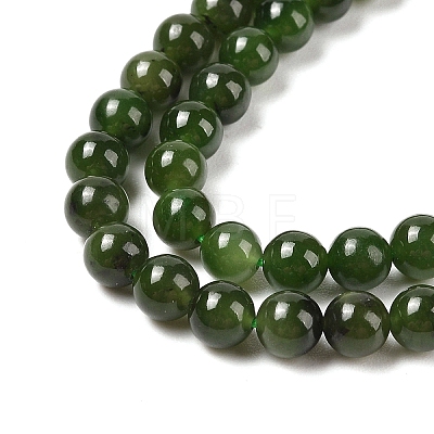 Natural Canada Jade Beads Strands G-NH0001-G01-03-1