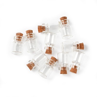 Glass Jar Bead Containers X-CON-Q007-1
