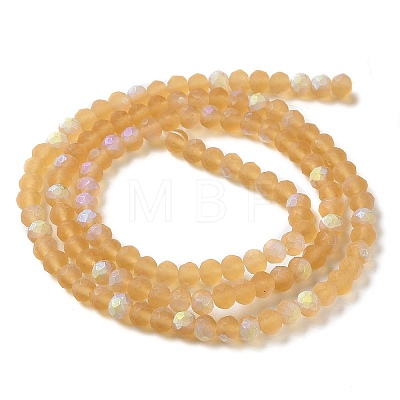 Transparent Glass Beads Strands EGLA-A034-T4mm-MB23-1