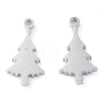 Non-Tarnish Christmas 304 Stainless Steel Charms STAS-O142-59P-1