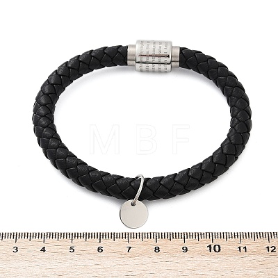 Braided Microfiber Leather Cord Bracelets BJEW-D304-13P-02-1