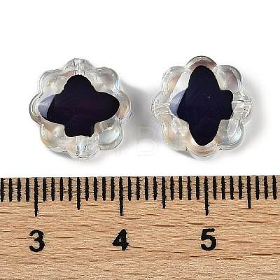 Two Tone Glass Beads GLAA-Z007-07A-1