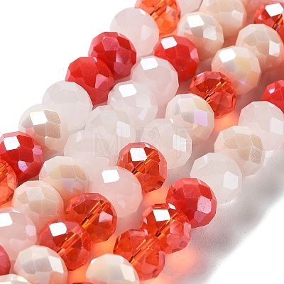 Glass Beads Strands EGLA-A034-M10mm-27-1