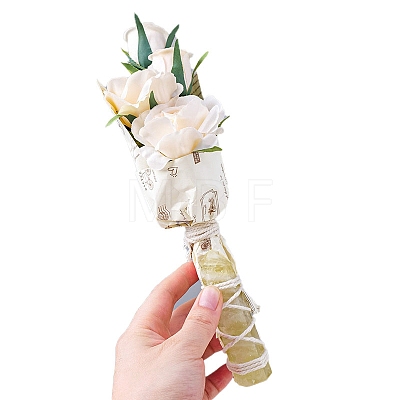 Natural Citrine Artifical Bouquets PW-WG28914-14-1