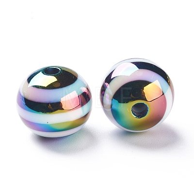 Stripe Resin Beads LS-RESI-B014-01B-05-1