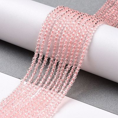 Transparent Glass Beads Strands GLAA-H021-03-07-1