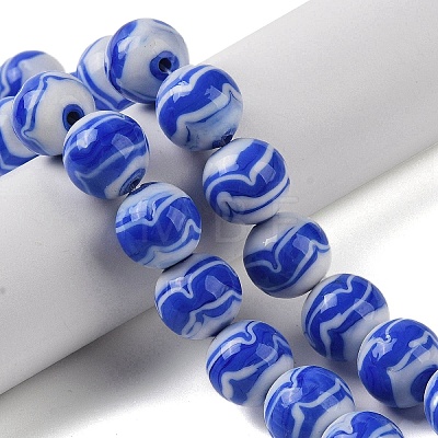 Handmade Lampwork Beads Strands LAMP-P062-02D-1