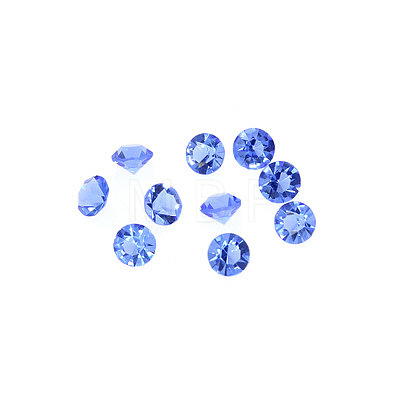 Glass Rhinestone Cabochons GLAA-TAC0005-3mm-03-1