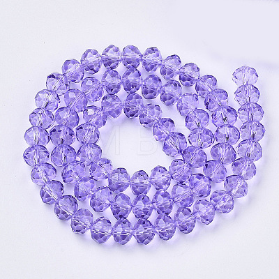 Baking Paint Glass Beads Strands EGLA-Q120-E-B01-1