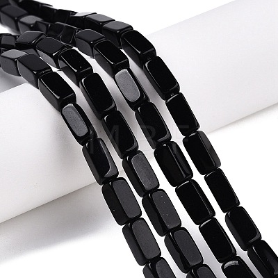 Natural Obsidian Beads Strands X-G-Q974-10-1-1