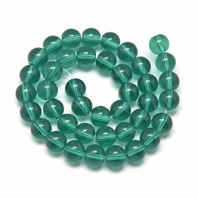 Glass Beads Strands X-GR6mm53Y-1