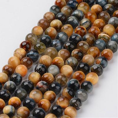 Natural Dream Tiger Eye Beads Strands G-G898-6mm-1