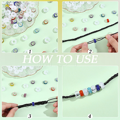 3Pcs Acrylic Hair Pin Bun Maker OHAR-PA0001-01D-1