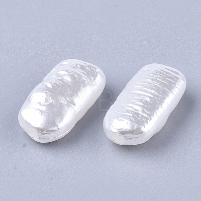 ABS Plastic Imitation Pearl Beads OACR-T017-16-1