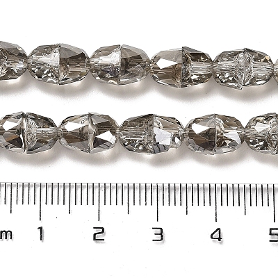 Transparent Glass Beads Strands EGLA-D030-01-1