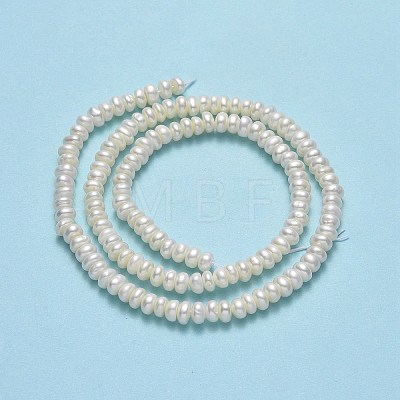 Natural Cultured Freshwater Pearl Beads Strands PEAR-A005-04B-01-1