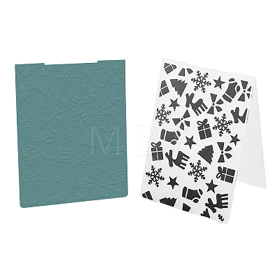 Globleland Plastic Embossing Folders DIY-GL0001-13-1