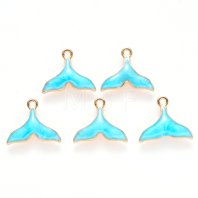 Alloy Enamel Pendants X-ENAM-S121-060A-1