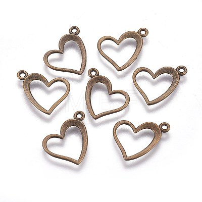 Tibetan Style Alloy Pendants X-TIBEP-22390-AB-FF-1