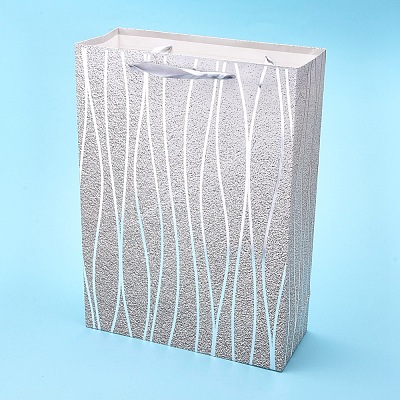 Wave Pattern Party Present Gift Paper Bags DIY-I030-10B-03-1