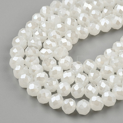 Electroplate Glass Beads Strands EGLA-A034-J3mm-A01-1