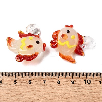 Handmade Lampwork Pendants LAMP-B035-01B-08-1