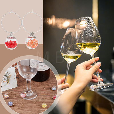 DIY Wine Glass Charms Making Kits DIY-SC0020-75-1