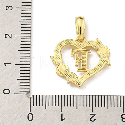 Heart Brass Pendants KK-I714-04G-F-1